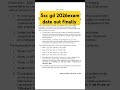ssc gd 2026 exam date out finally #sscgd
