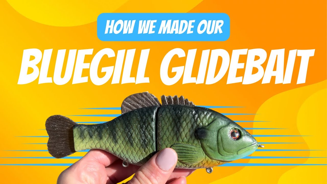 🎣 DIY Bluegill Fishing Bait 🐠 See how it swims at the end! #Bluegill  #Swimbait #Fishing 