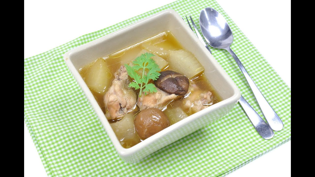 ไก่ต้มฟักมะนาวดอง