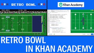 My school blocked Retro Bowl, so I remade it in Khan Academy