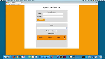 004 Agenda de Contactos con JavaScript AJAX PHP y MySQL