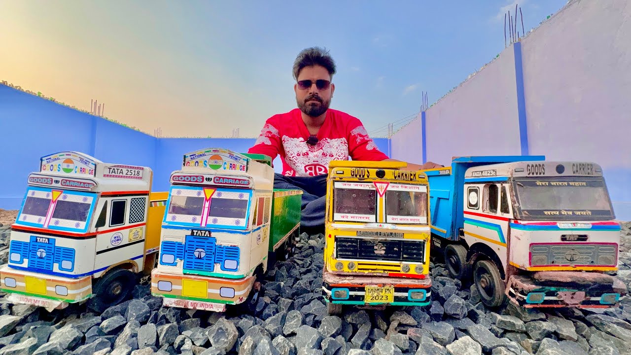 Tractor Unboxing Vlog | TATA Dump Truck 12, Ashok Leyland, Eicher Truck | 