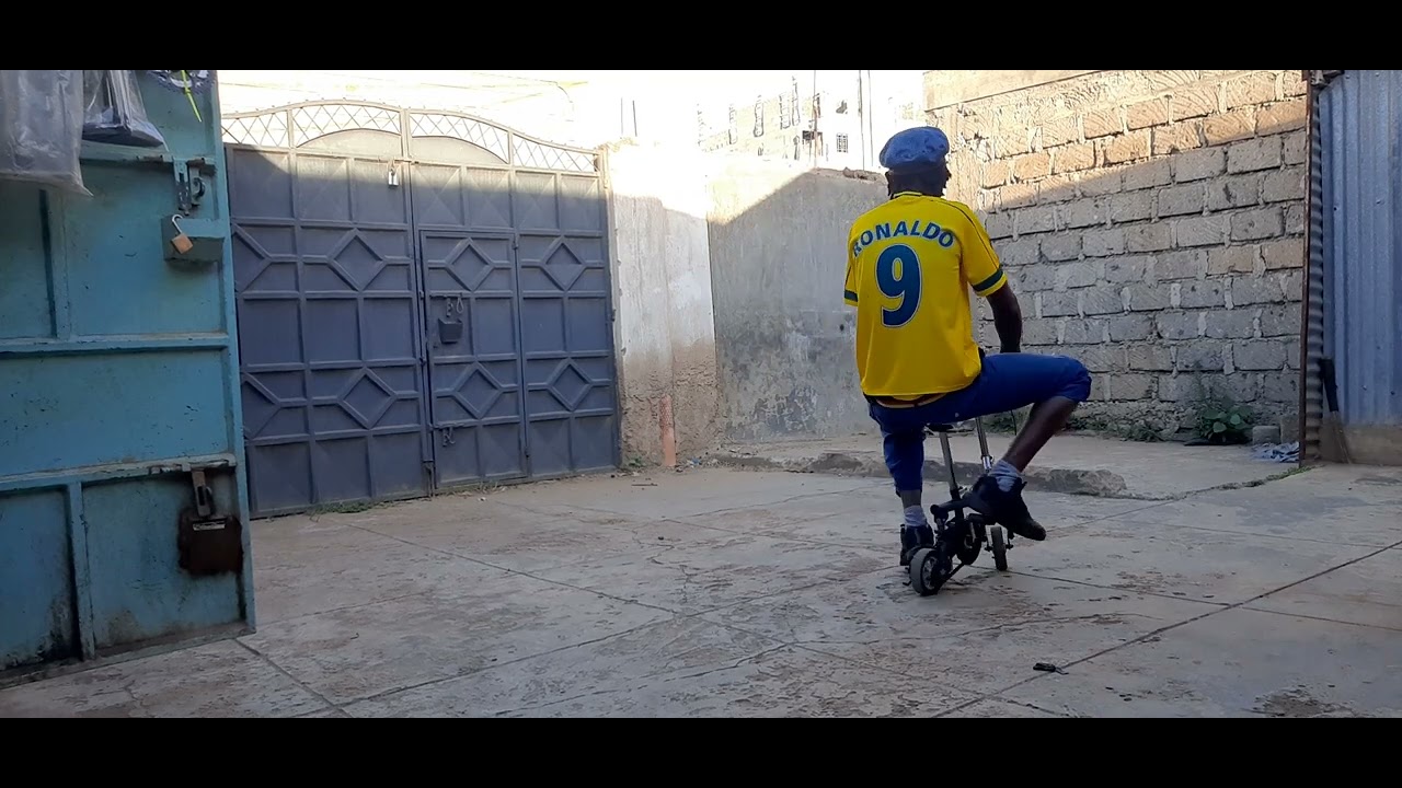 Smallest Rideable Bicycle Am above 6feet and Riding the smallest rideable bicycle in the world 🌎 ...