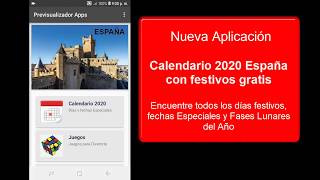 Calendario 2020 España con festivos gratis screenshot 5