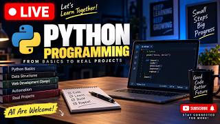 Details 🐍 Python LIVE Class 🔥 | Python Programming from Basics | Coding Live Hindi Guide