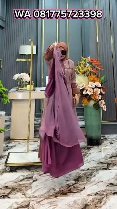Model Baju Gamis Mewah Untuk Lebaran Terbaru / Part 8 #busanamuslim #gamismewah #gamislebaran