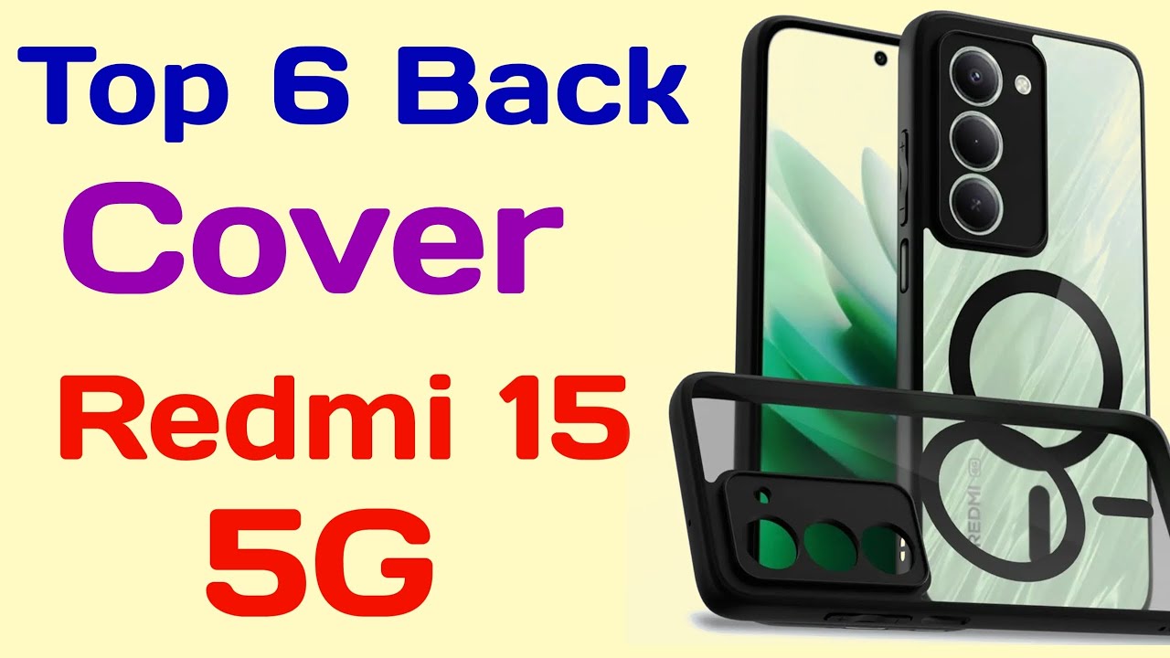 Redmi 15 5g back cover  | best back cover for redmi 15 5g