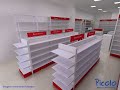 Projeto de Farmácia 3D com layout - Picolo Shopping da farmácia - mobiliário para a sua drogaria.