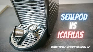 SealPod VS I Cafilas - Reusable Capsule for Nespresso Machine - Comparison Video