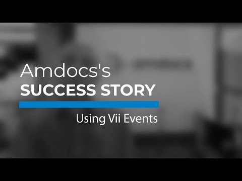Amdocs Success Story Using Vii Events | 3D Virtual Onboarding Employees Platform