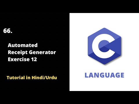 🚀 C Language Tutorial 2022: Automated Receipt Generator Exercise 12 | Learn and Earn
