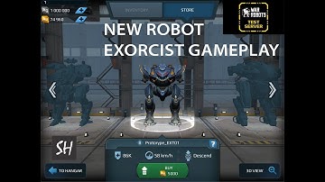 War Robots 3.5 Test Server - NEW Exorcist Robot Gameplay