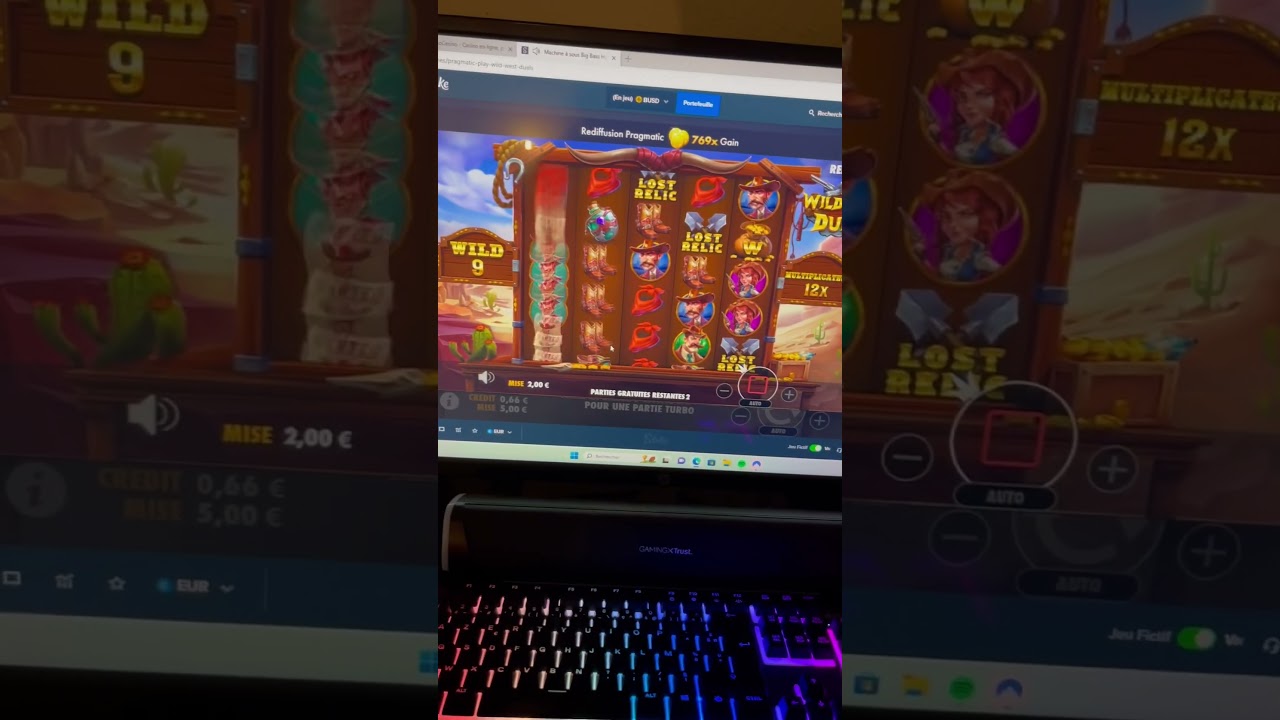 👀👀Good bonus bet spin 2€ x750 bonus lost relic 🔥🔥sur wild west duel