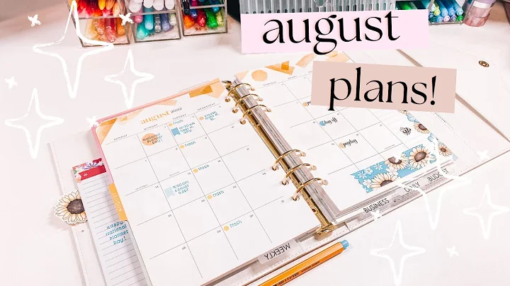 August | Plan With Me | Erin Condren | A5 Ring Age...