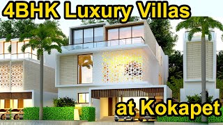 4Bhk Luxury Villa At Kokapet 508 Square Yards 5895 Square Feets Lake View Villas Propmediate
