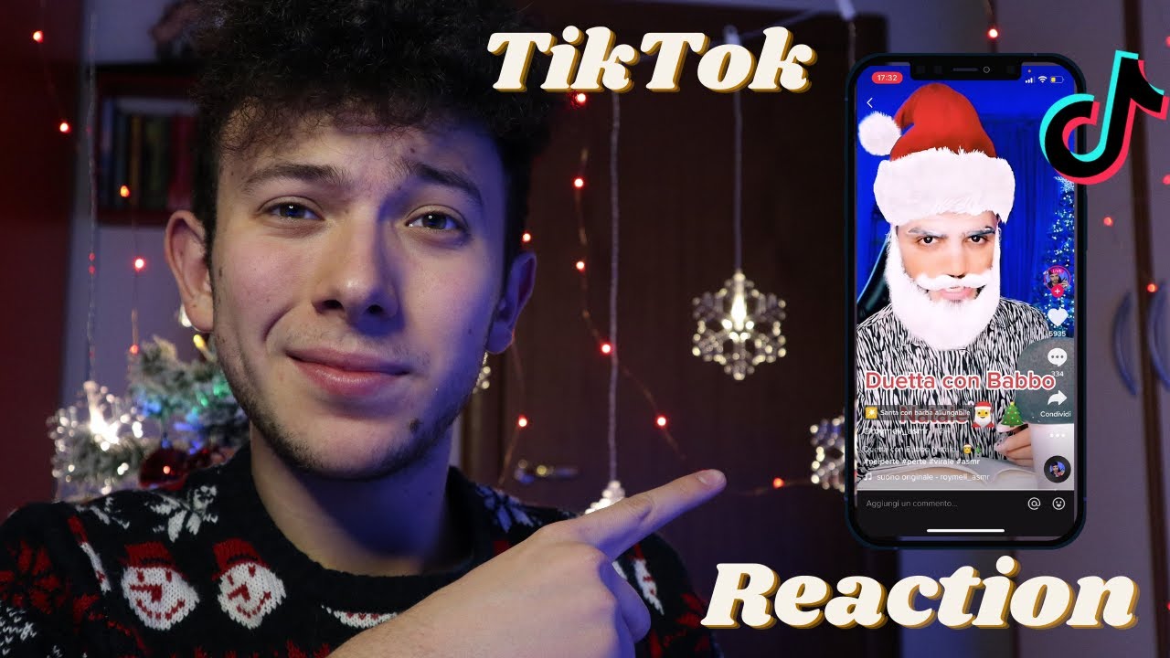 REACTION ai TikTok in Asmr di Natale 🎄 | ASMR ITA