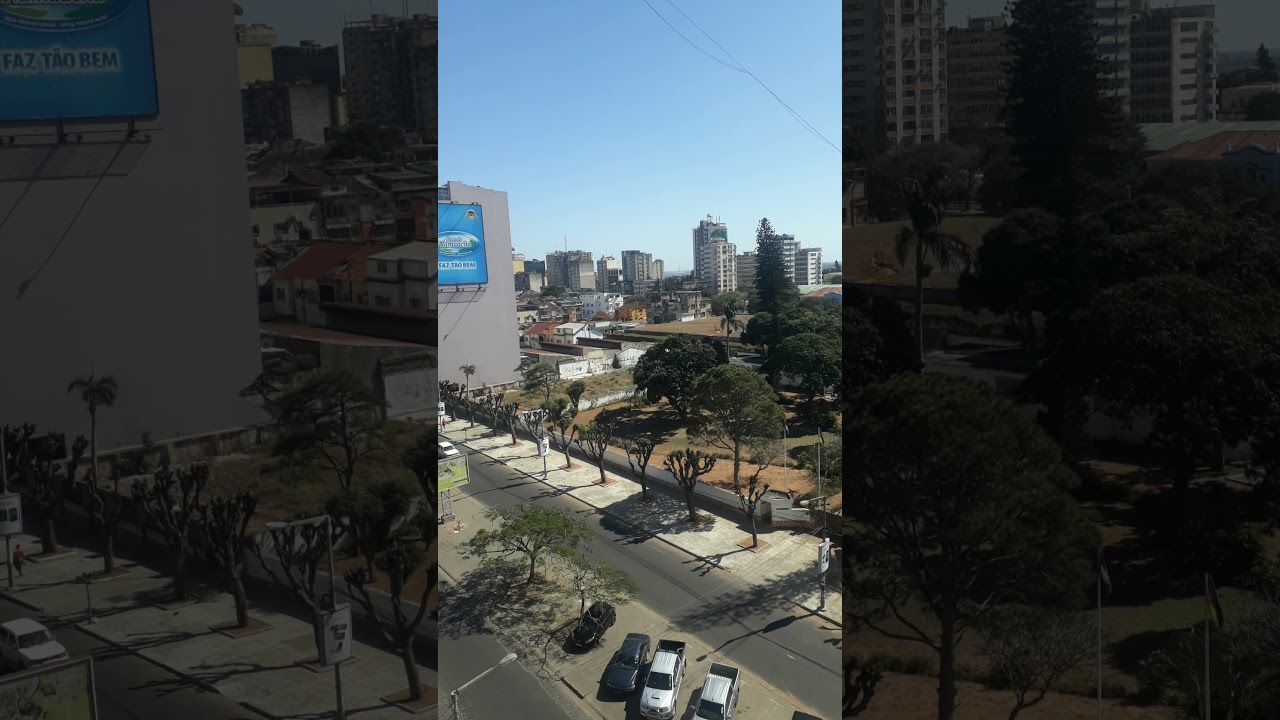 A CIDADE BELA DE MOCAMBIQUE,  MAPUTO, LINDO DIA!❗🍀☀️#SHORTS