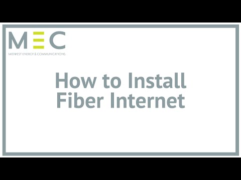 Fiber Internet Installation