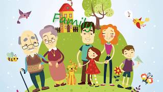 افراد الاسرة باللغة الانجليزية للاطفال   family members in english for kids
