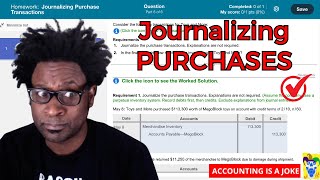 Inventory: Journalizing Purchase Transactions