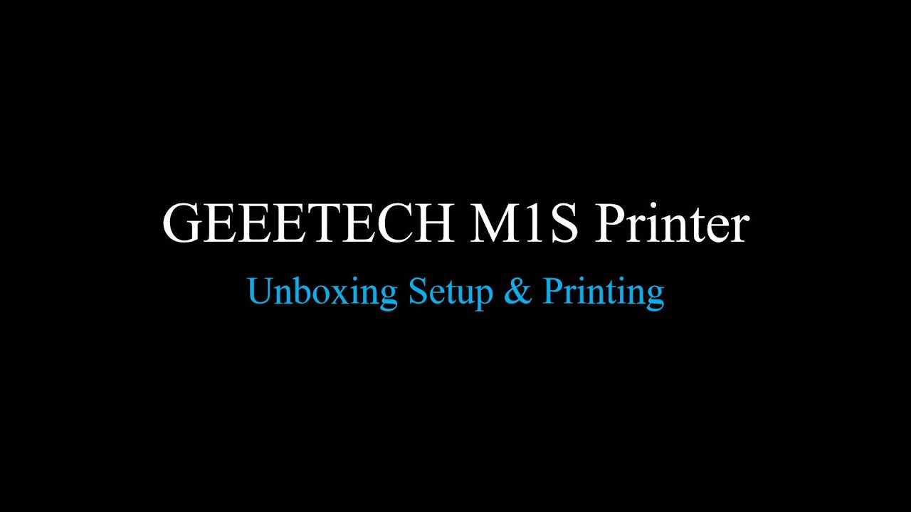 Geeetech M1S Small 3D Printer Supports WIFI/Bluetooth | Geeetech