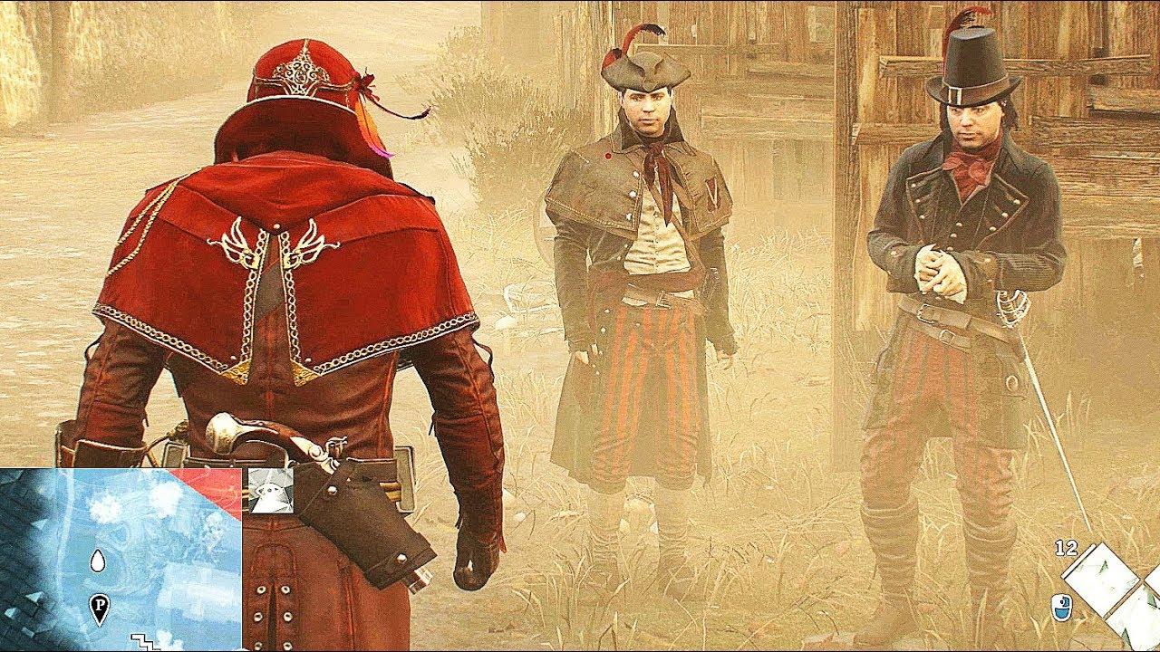 Assassin's Creed Unity DLC Dead Kings & Custom Outfit Free Roam