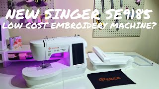 NEW SINGER SE9185 REVIEWBEST LOWCOST EMBROIDERY MACHINE (SUB ENG/ITA)