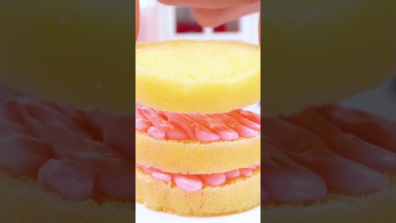 Mini Cute Pink Unicorn cake💗 Satisfying ASMR | Mini Cake #shorts #asmr #miniature #minicake