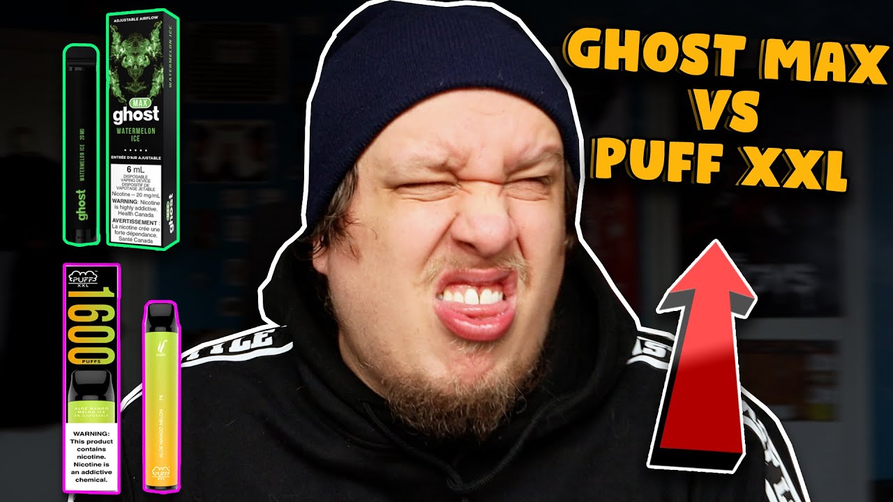 Ghost Max Disposable Vape Vs Puff Bar Xxl Review Youtube