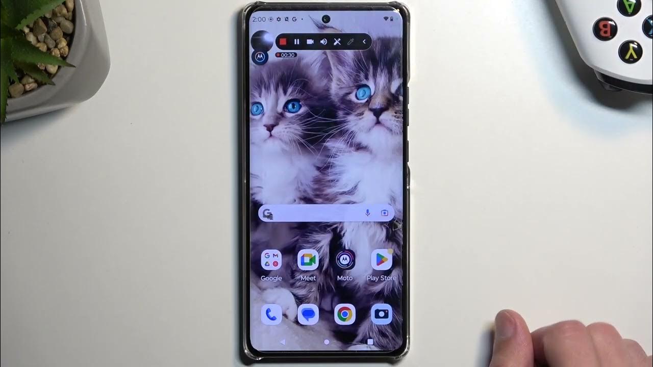How to Record Screen on Motorola Edge 40 Pro Screen Recorder Tutorial