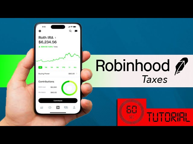 How to get your Tax Documents from Robinhood in 60 Seconds [Desktop &  Mobile] - YouTube