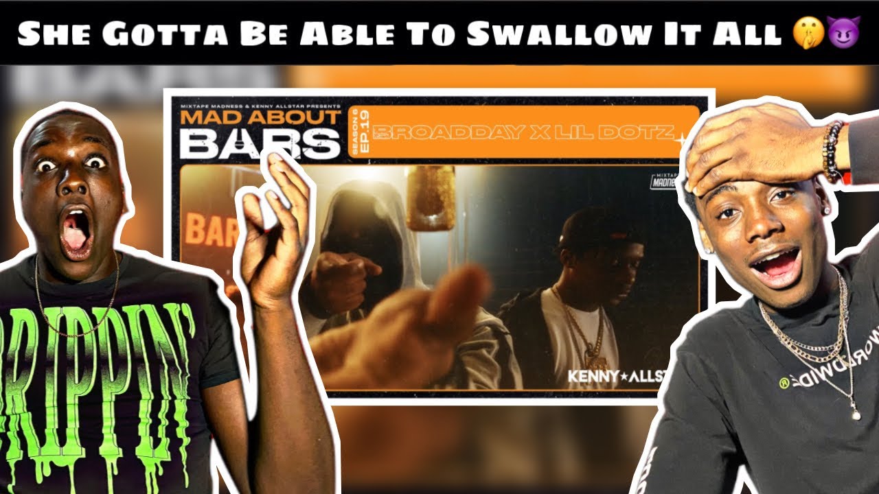 American Reaction To Lil Dotz x Broadday - Mad About Bars w/ Kenny Allstar [S6.E19] |@MixtapeMadness