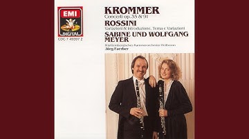 Introduction, Theme and Variations for Clarinet in B-Flat Major