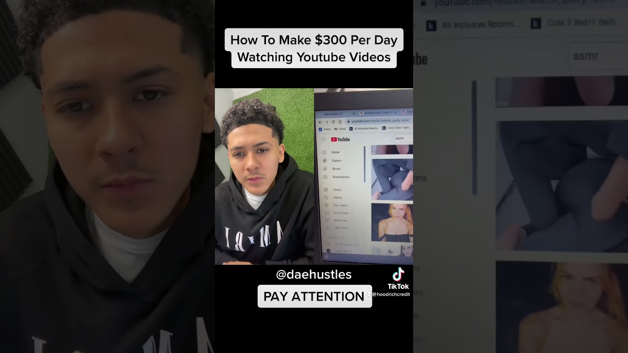 How To Make $300 Per Day Watching Youtube Videos