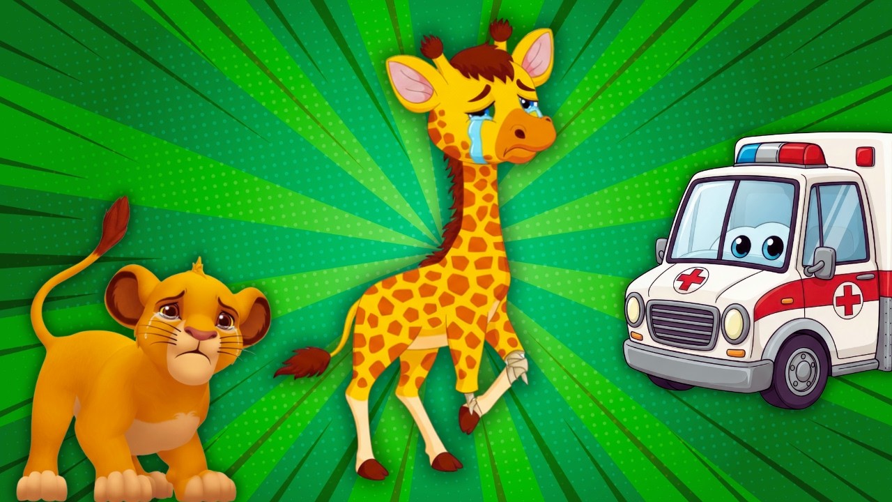 حدوتة سيمبا و زوزو المريضة | حواديت قبل النوم للأطفال