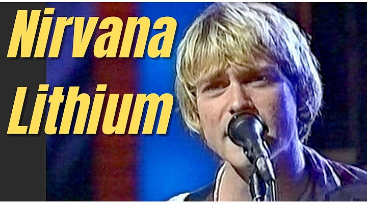 Lithium TV show performance - TV Show performance video thumbnail