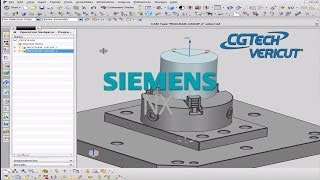 Siemens PLM NX CAM interface to VERICUT CNC simulation software