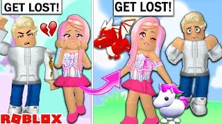My Crush ONLY Liked Me Because I Had The Coolest Pets In Adopt Me... Adopt Me Roleplay screenshot 4