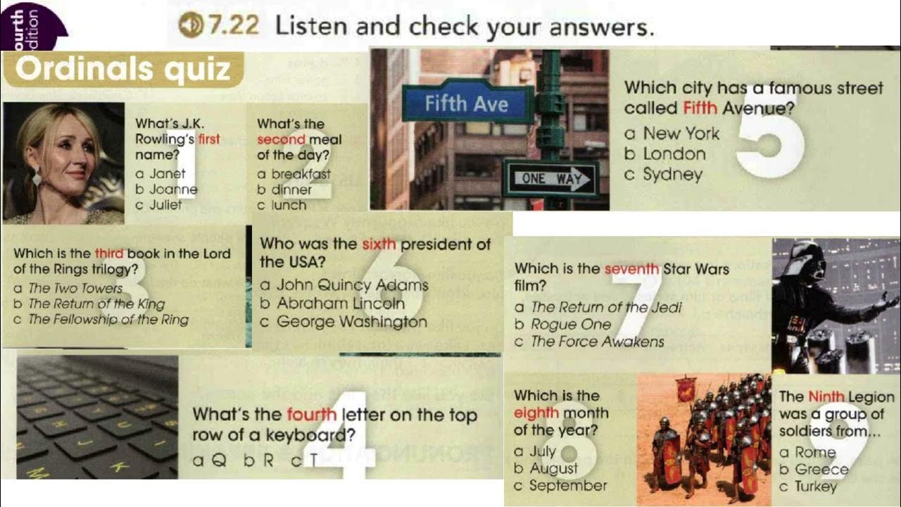 English File beginner 4th edition SB_7.22 - YouTube