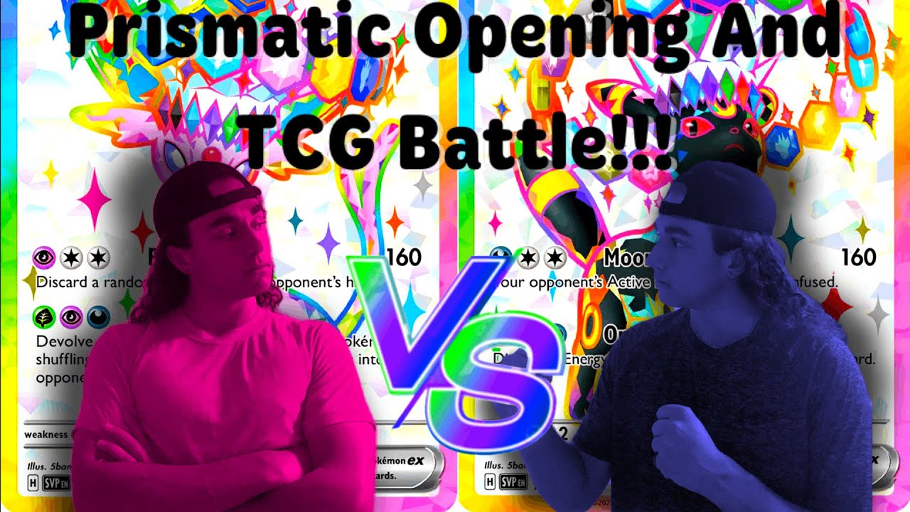 Сражаемся, используя только карты, вытащенные из Prismatic Evolutions!!! Открываем наборы, а зате...