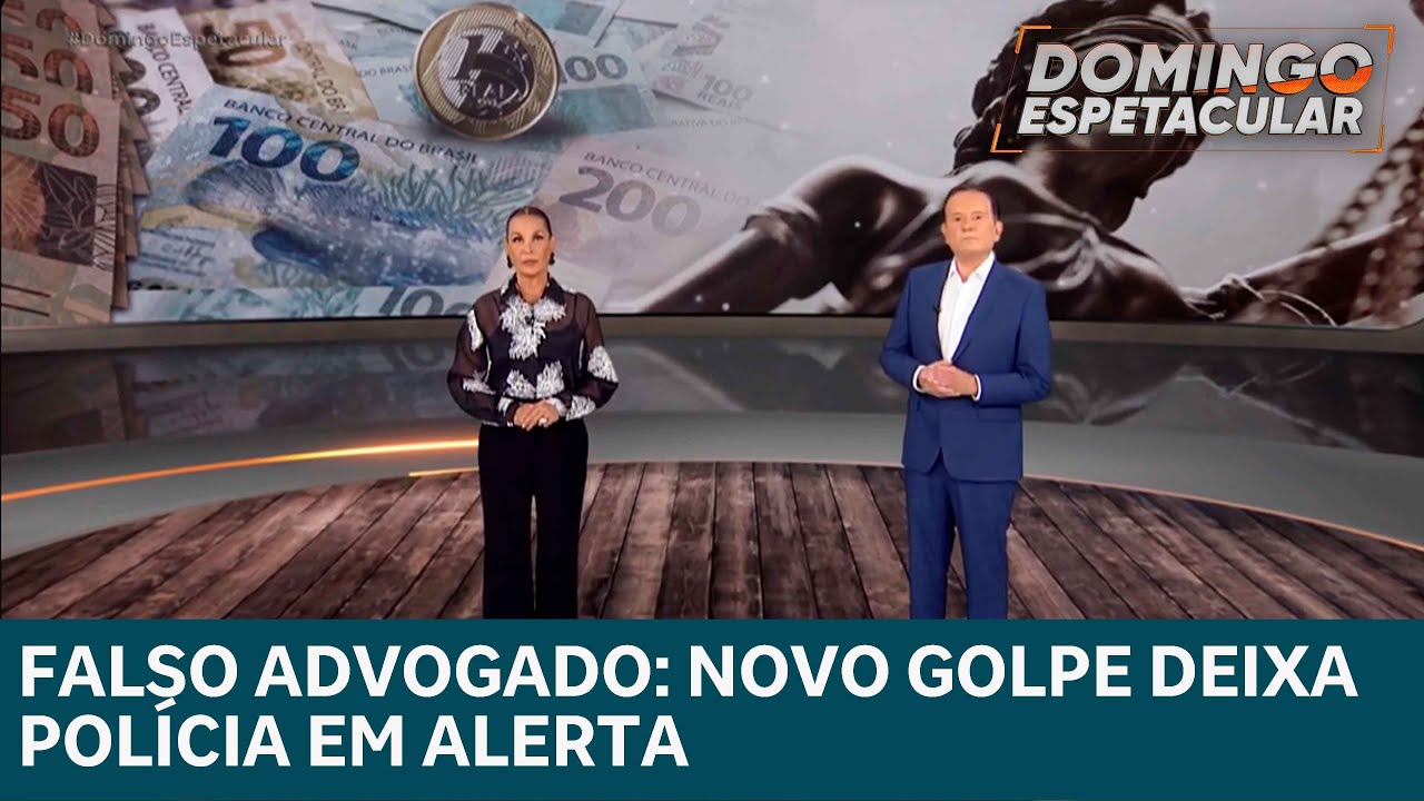 Falso advogado: criminosos roubam dados de processos para aplicar golpes online |DOMINGO ESPETACULAR