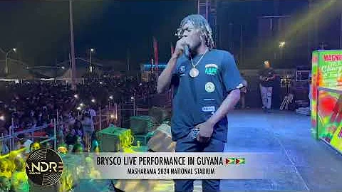 BRYSCO FIRST TIME IN GUYANA LIVE PERFORMANCE 🇬🇾🇬🇾 | MASHARAMA 2024