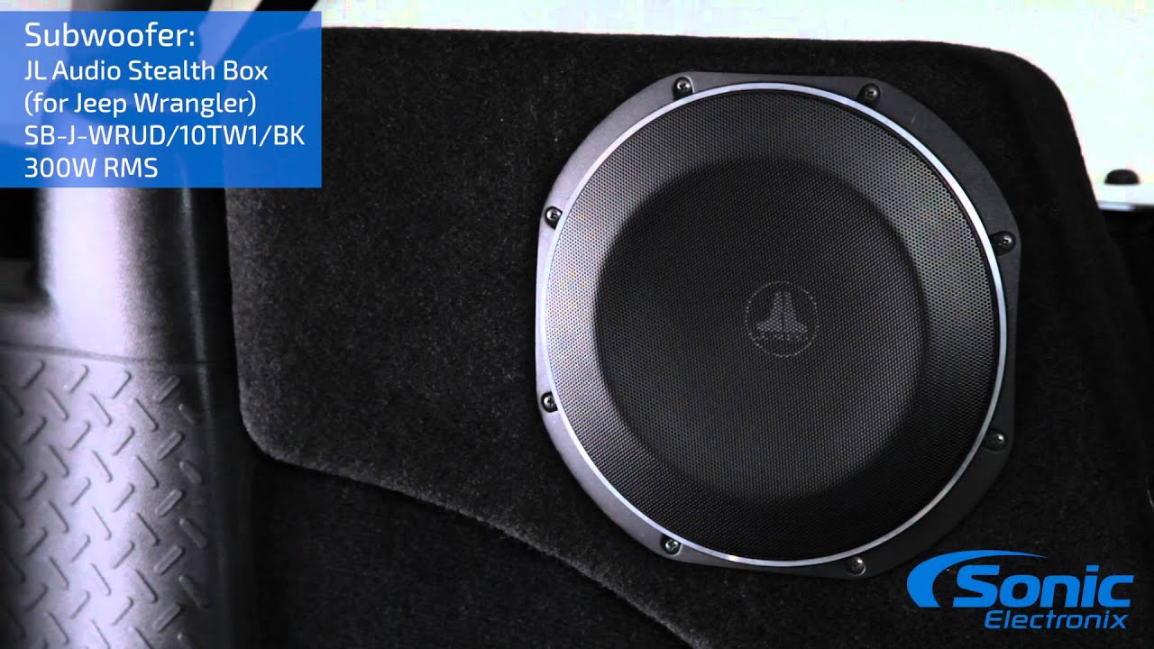 JL Audio Jeep Wrangler Stealth Box | Demo - YouTube