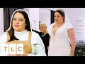 Bride cares more about others opinions of her dress than her own  curvy brides boutique