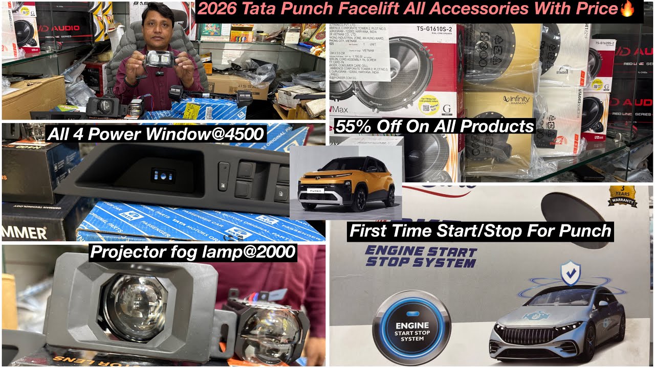 ✅ 2026 Tata Punch Facelift Smart Accesories With Price✅ Punch Facelift Smart✅ Punch Facelift Parts