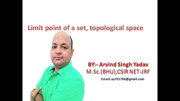 limit point of a set in a topological space, lecture-1, topology