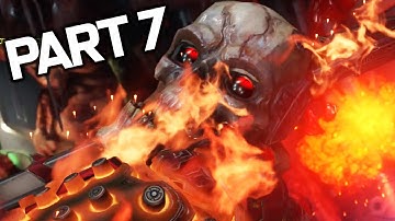 DOOM ETERNAL Gameplay Walkthrough Part 7 - Gore Nest SECRETS - PS4 DOOM Gameplay