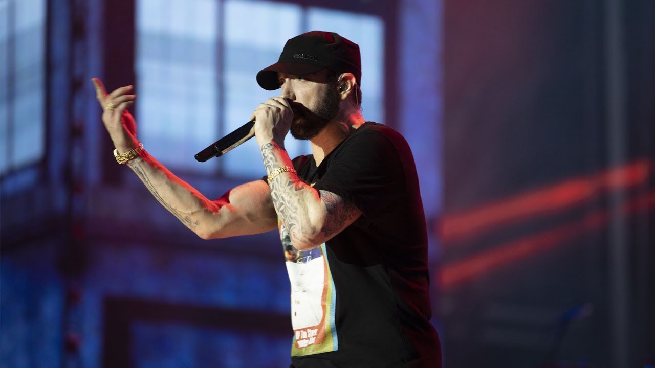 Eminem concert at Stadium, Australia, 02/27/2019, Rapture 2019 [4K/60fps] - YouTube