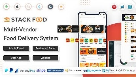 StackFood complete Food Delivery software. #stackfood #fooddeliveryapp @stackfood