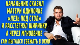 Лезь под стол! - сказал начальник и РАССТЕГНУЛ ШИРИНКУ, а через мгновение сам пытался сбежать...